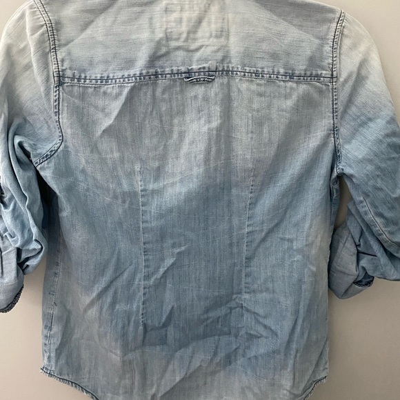 Express denim button-down top - Picture 3 of 3